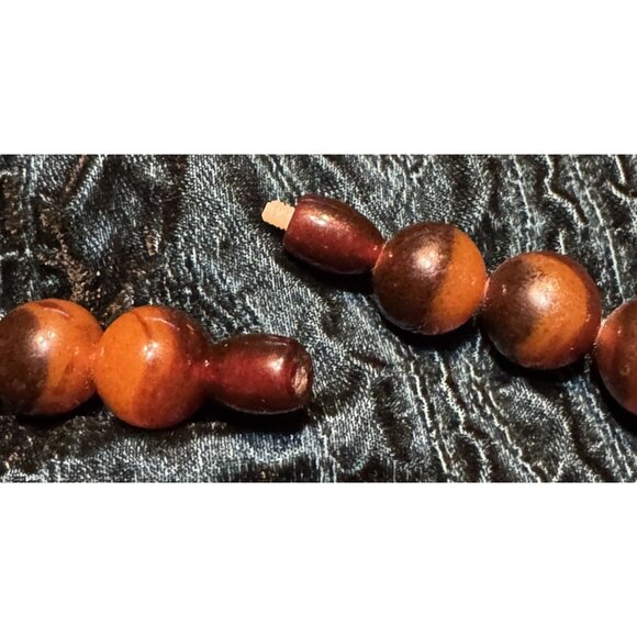 Vintage Butterscotch Graduated Bead Necklace With Barrel Clasp 20.5 Inches 1950s - Picture 5 of 6